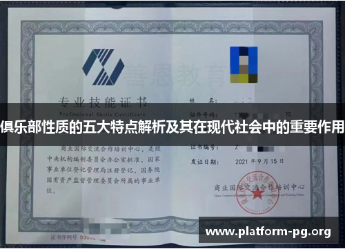 俱乐部性质的五大特点解析及其在现代社会中的重要作用